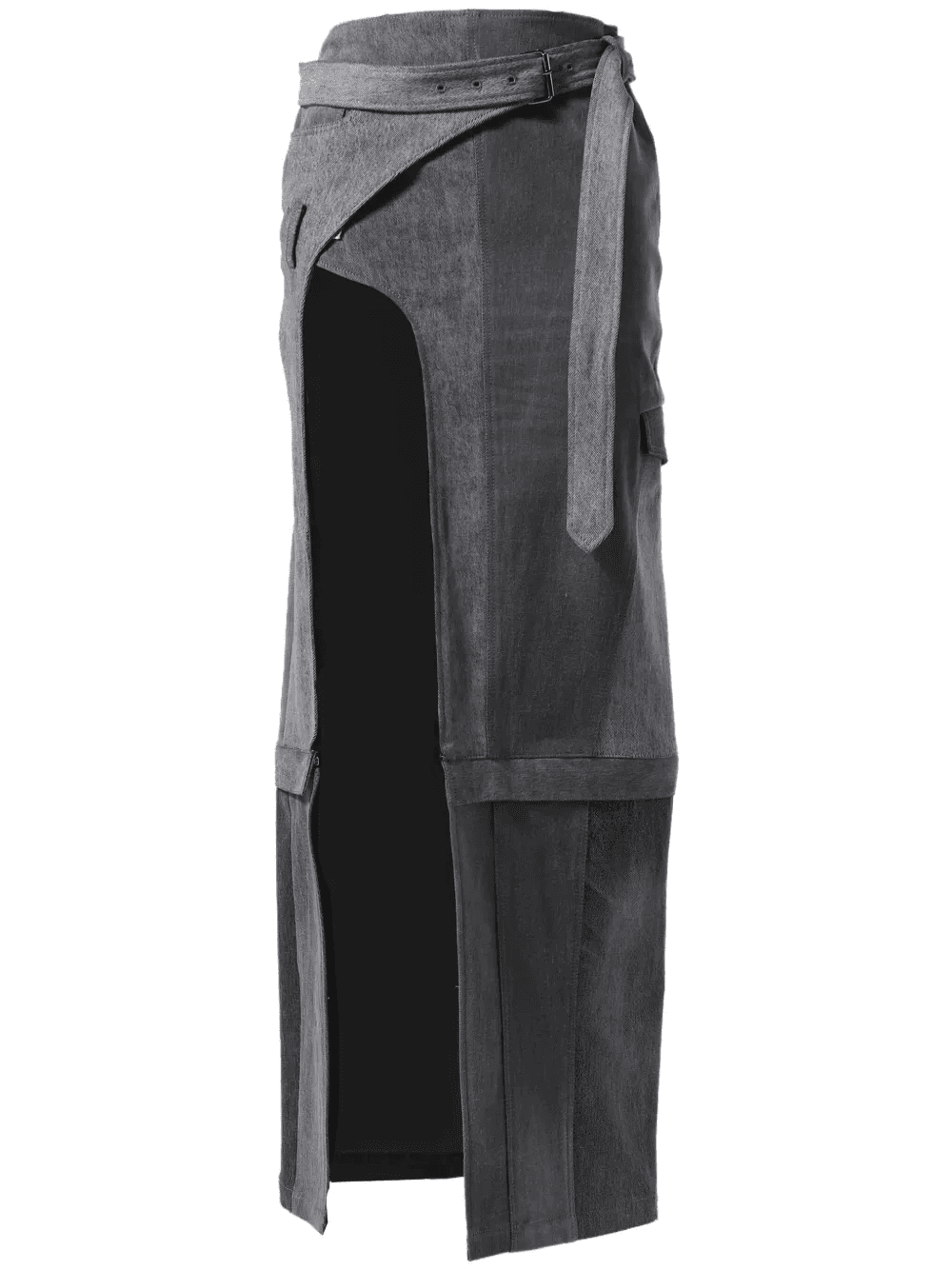 wrap denim skirt - Image 1