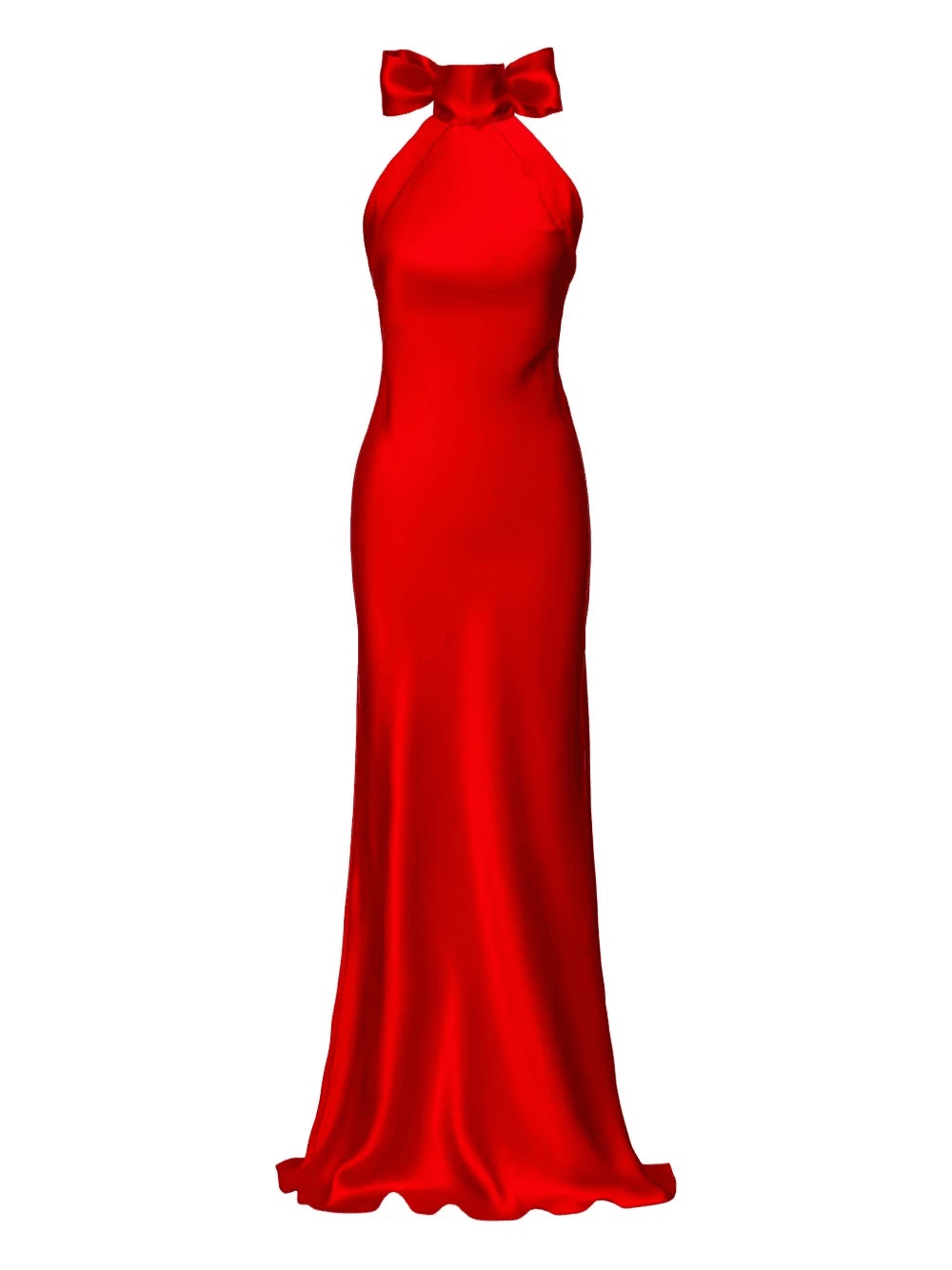 Oria halterneck maxi dress - Image 1