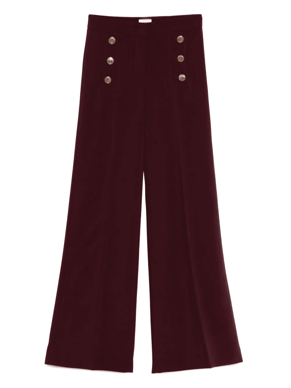 Bridget button-detailed wide-leg trousers - Image 1