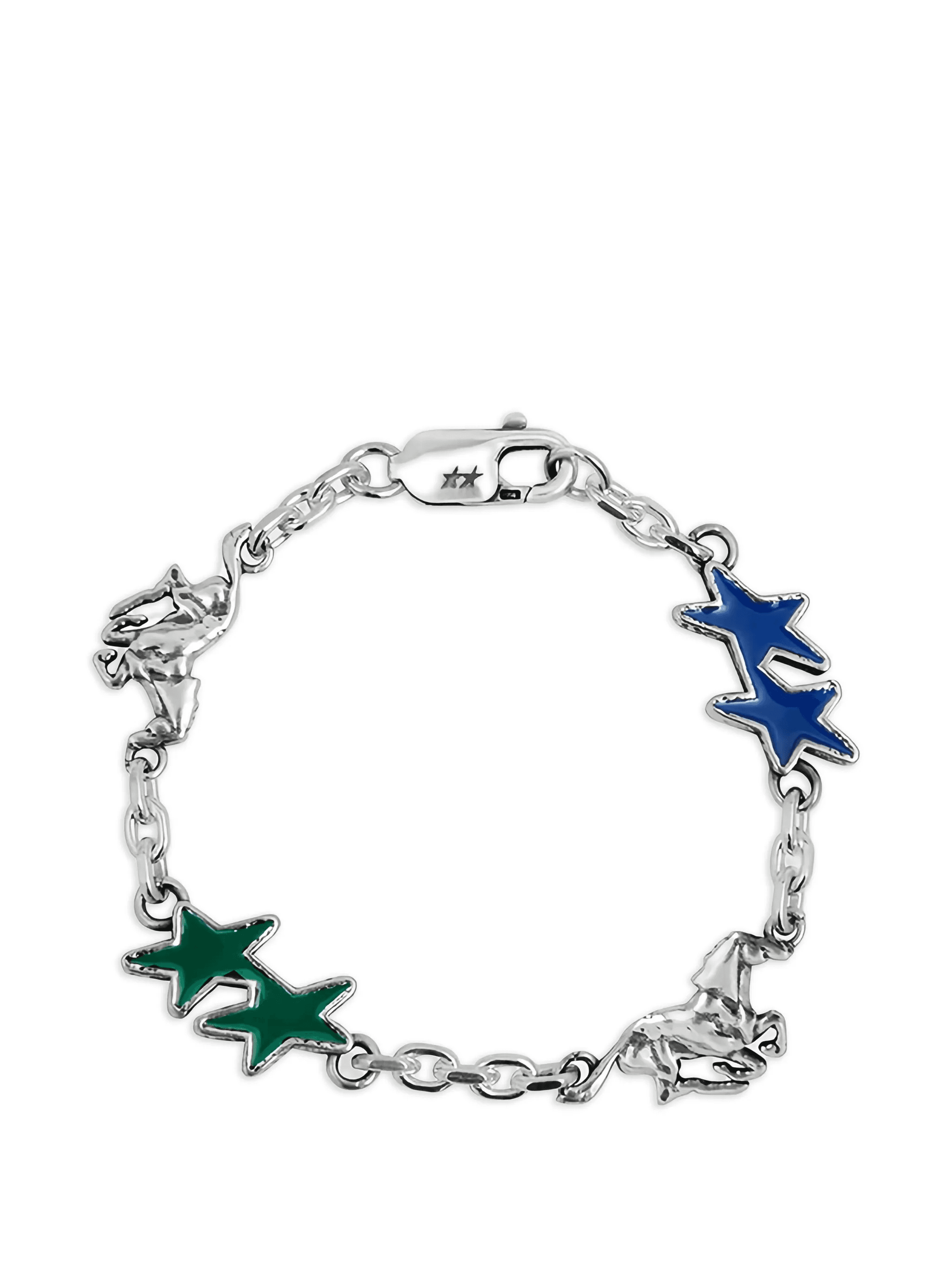 star horse silver bracelet - Image 1