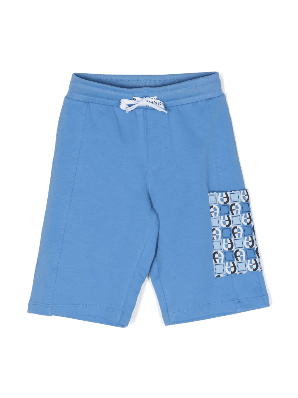 logo-print cotton shorts - Image 1