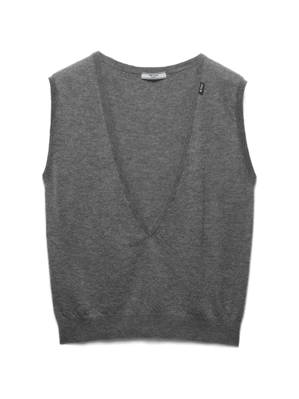 cashmere V-neck vest - Image 1