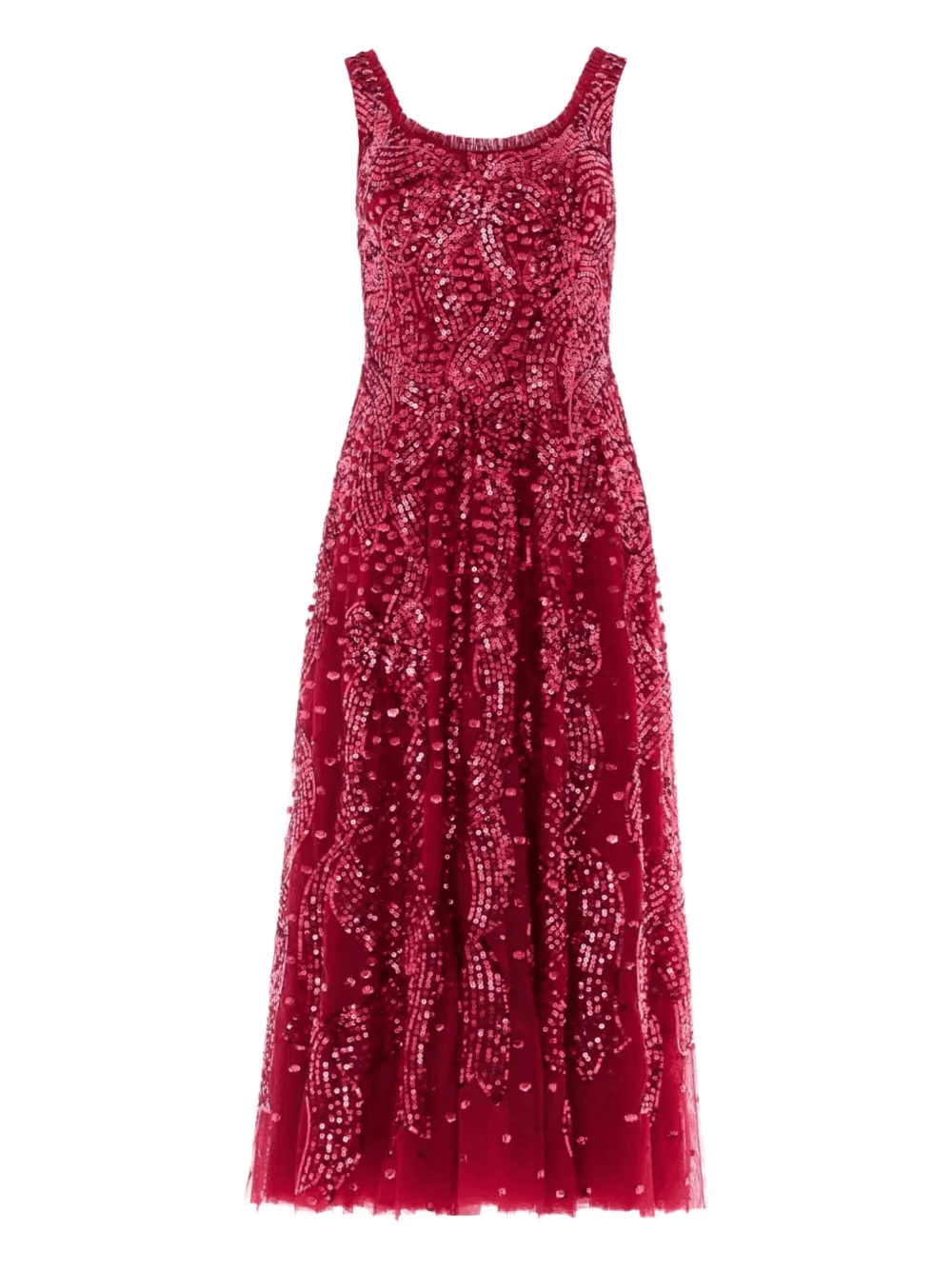 sequin-embellishment midi dress - Image 1