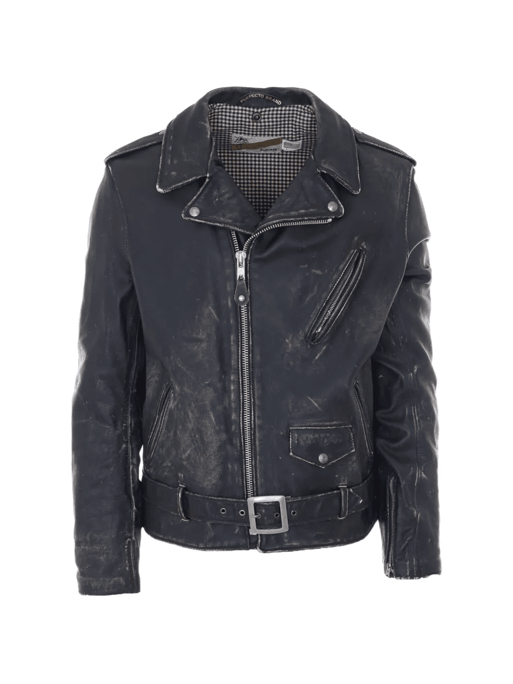 Perfecto belted motorcycle jacket - Image 1