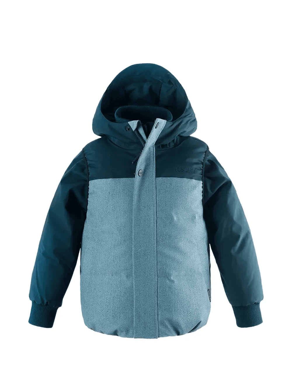 hooded two-tone jacket set of two - Image 1