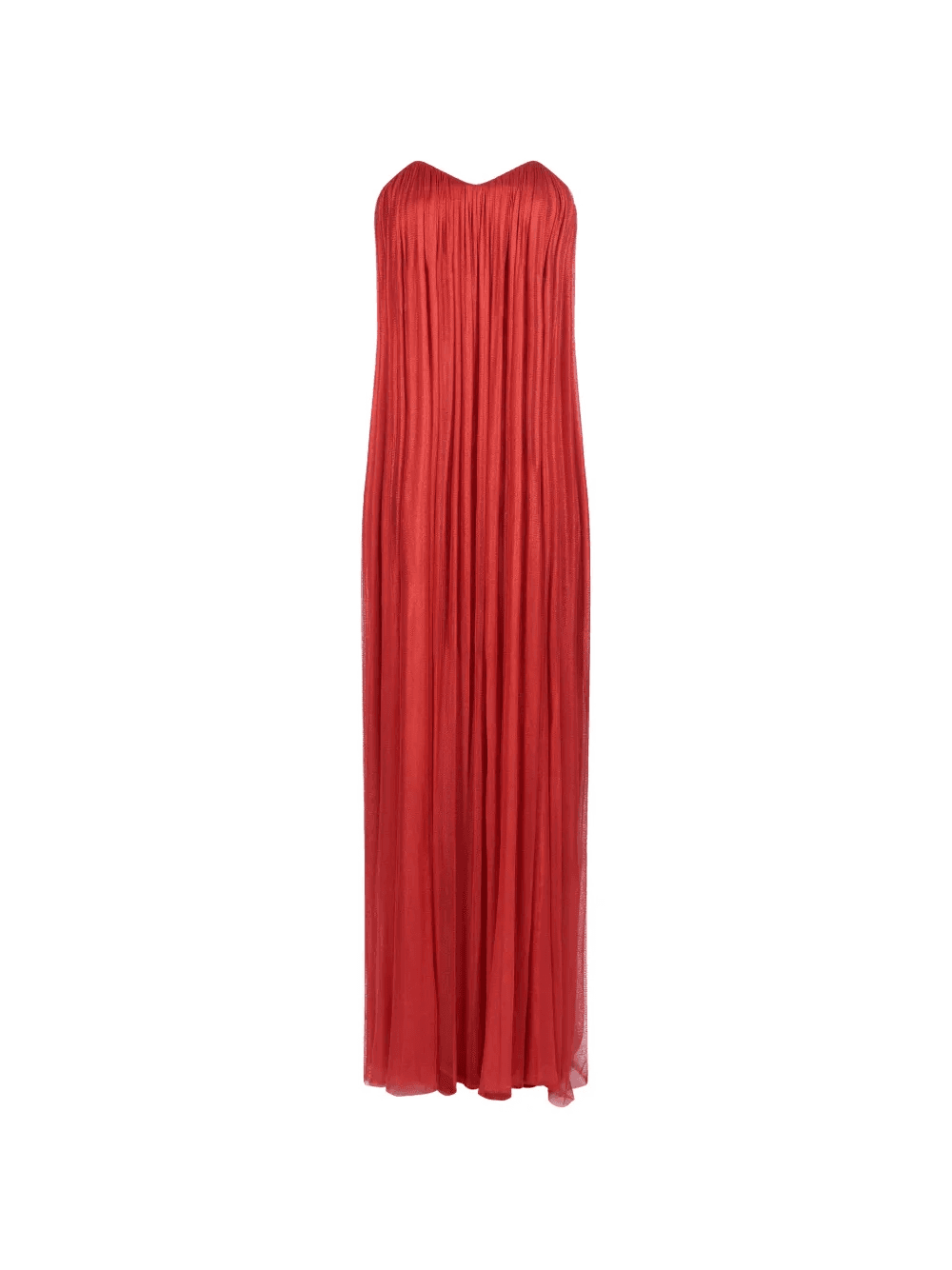 Gaia metallic-finish strapless maxi dress - Image 1
