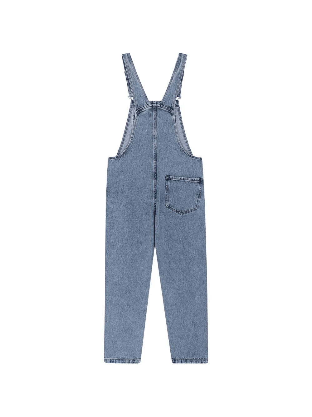 adjustable-strap denim overalls - Image 1