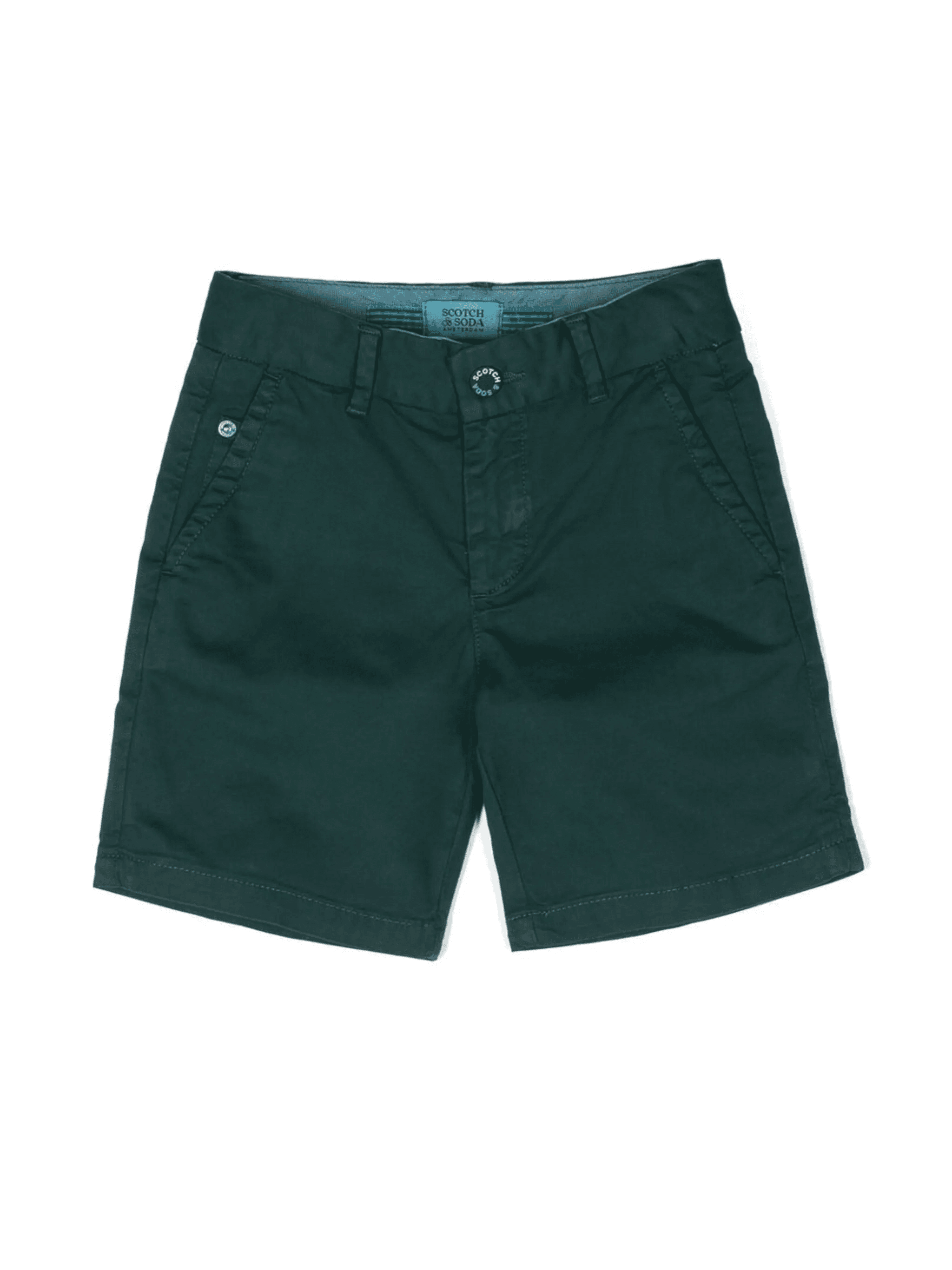 logo-patch organic cotton shorts - Image 1