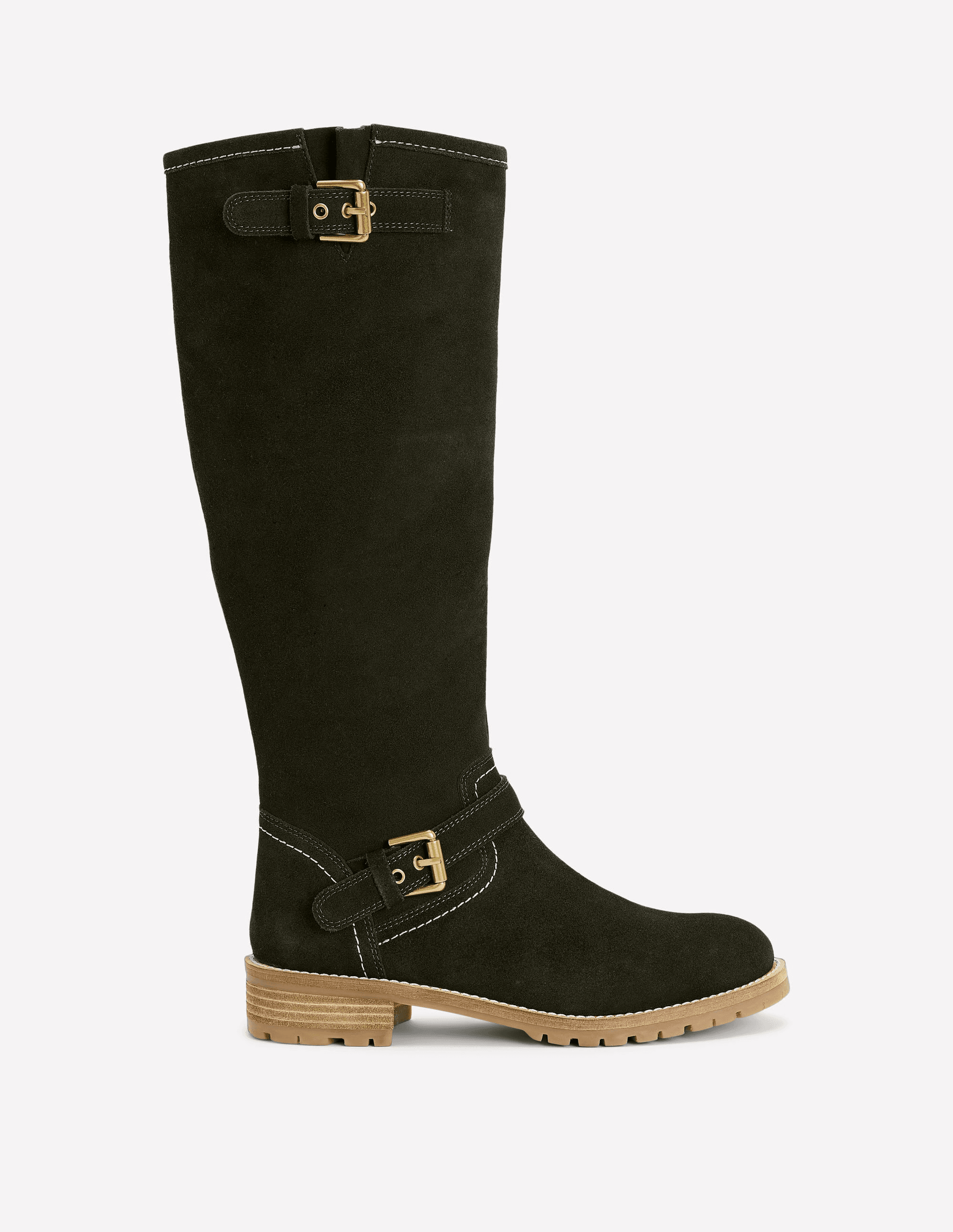 Buckle Knee High Boots - Image 1