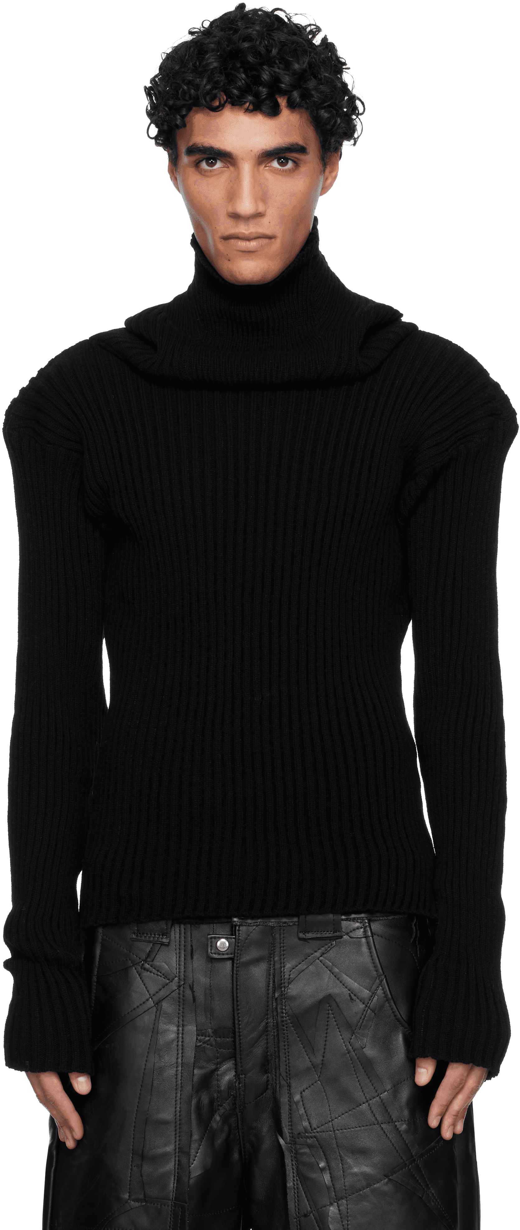Black Palombaro Knit Sweater - Image 1