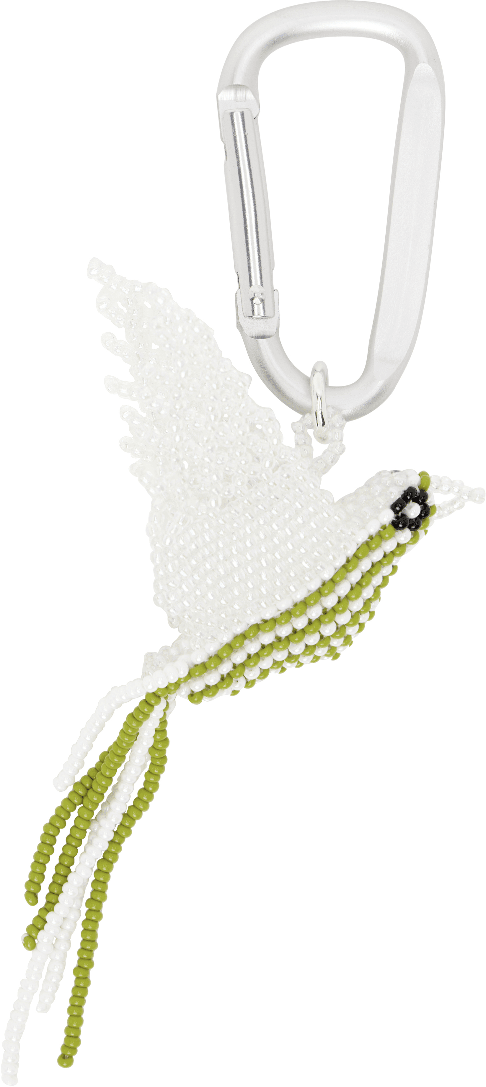 Silver Pajaro Carabiner Keychain - Image 1