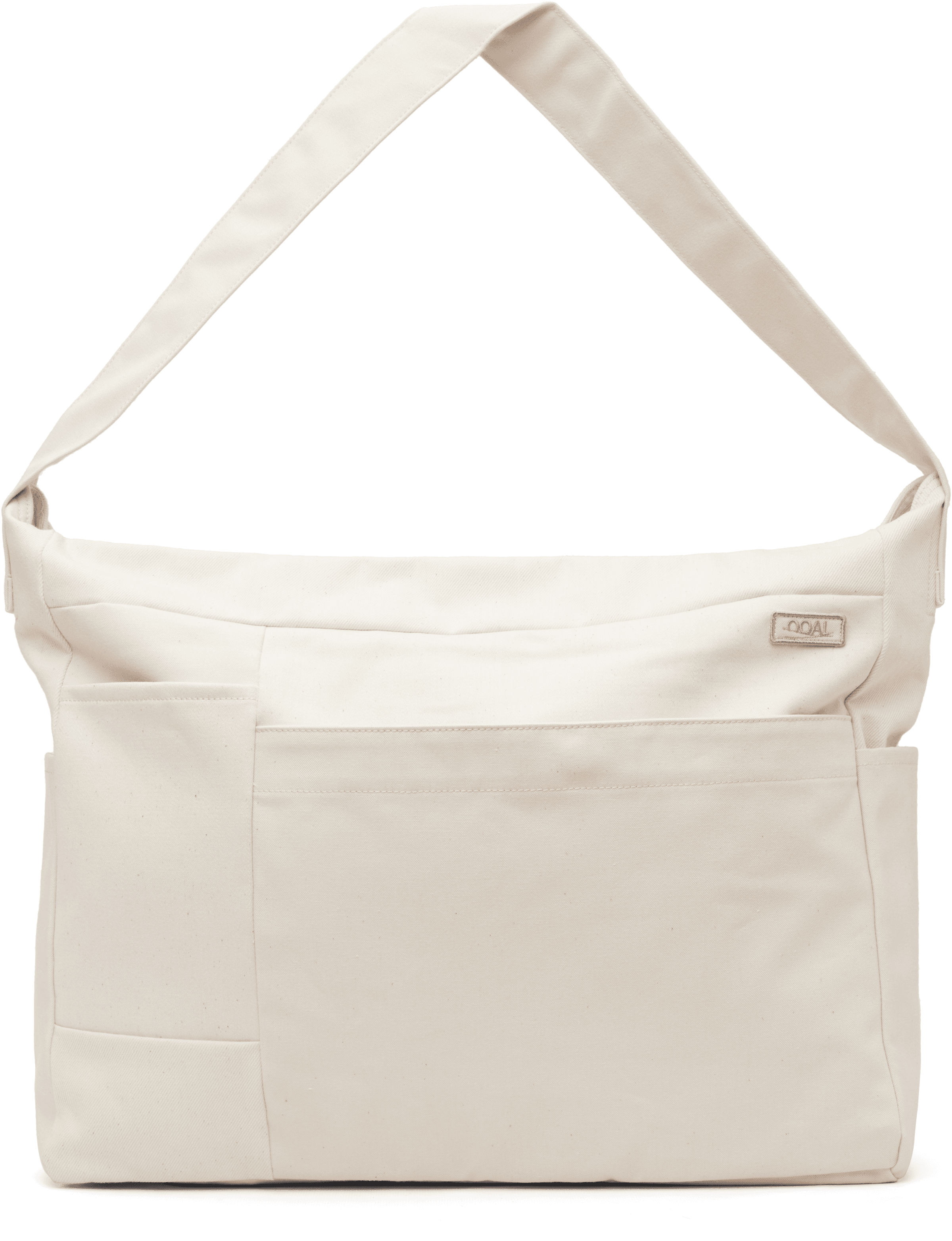 Off-White Cotton Canvas Shoulder Bag - Image 1
