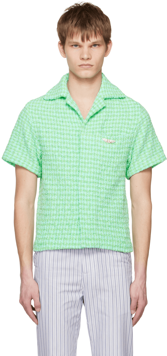 Green & Blue Shell Shirt - Image 1