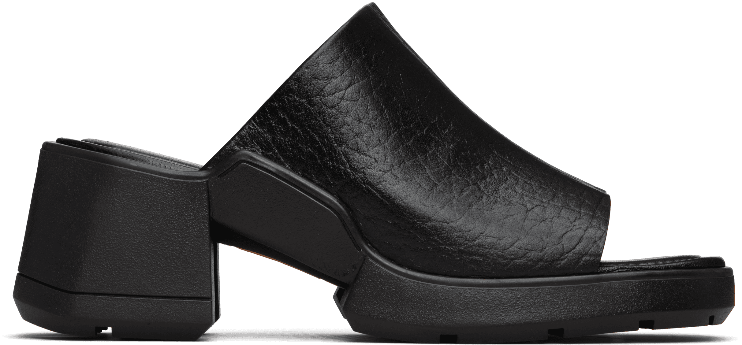 Black Clarin Mules - Image 1