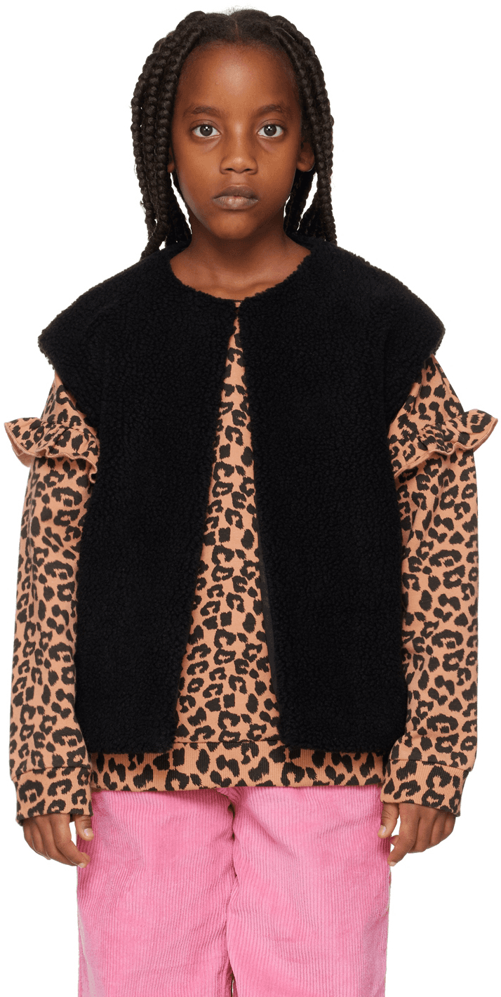 Kids Black Angi Vest - Image 1