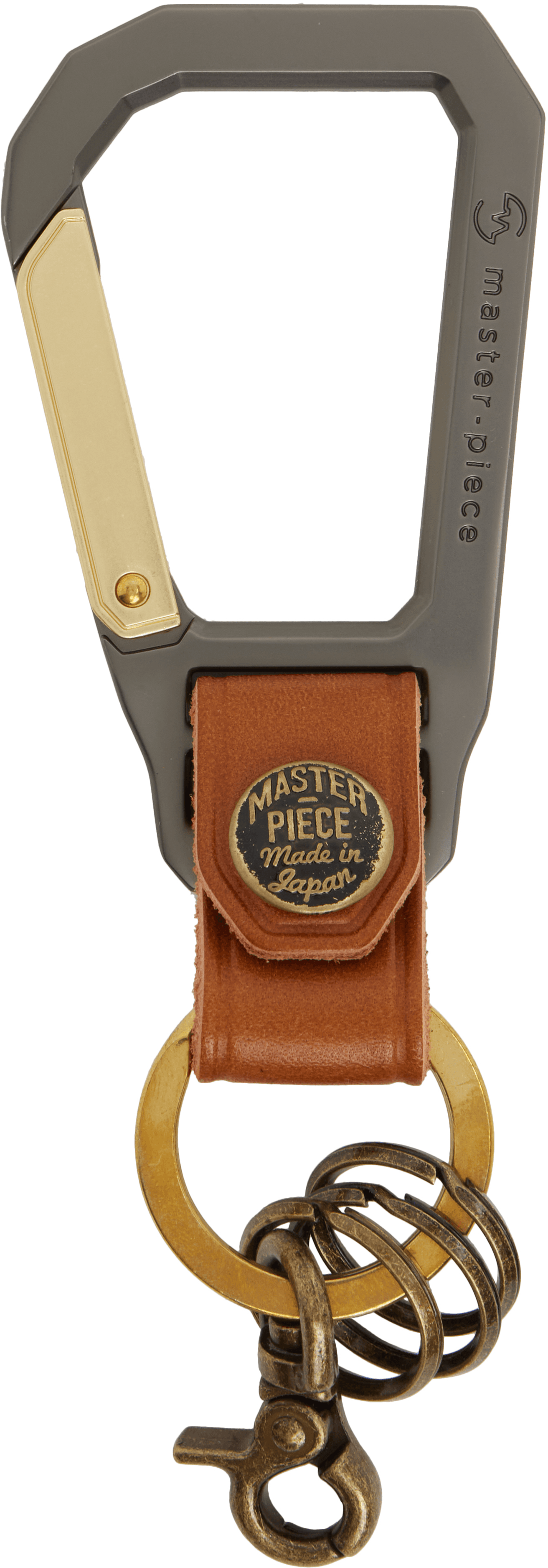 Tan Carabiner Keychain - Image 1