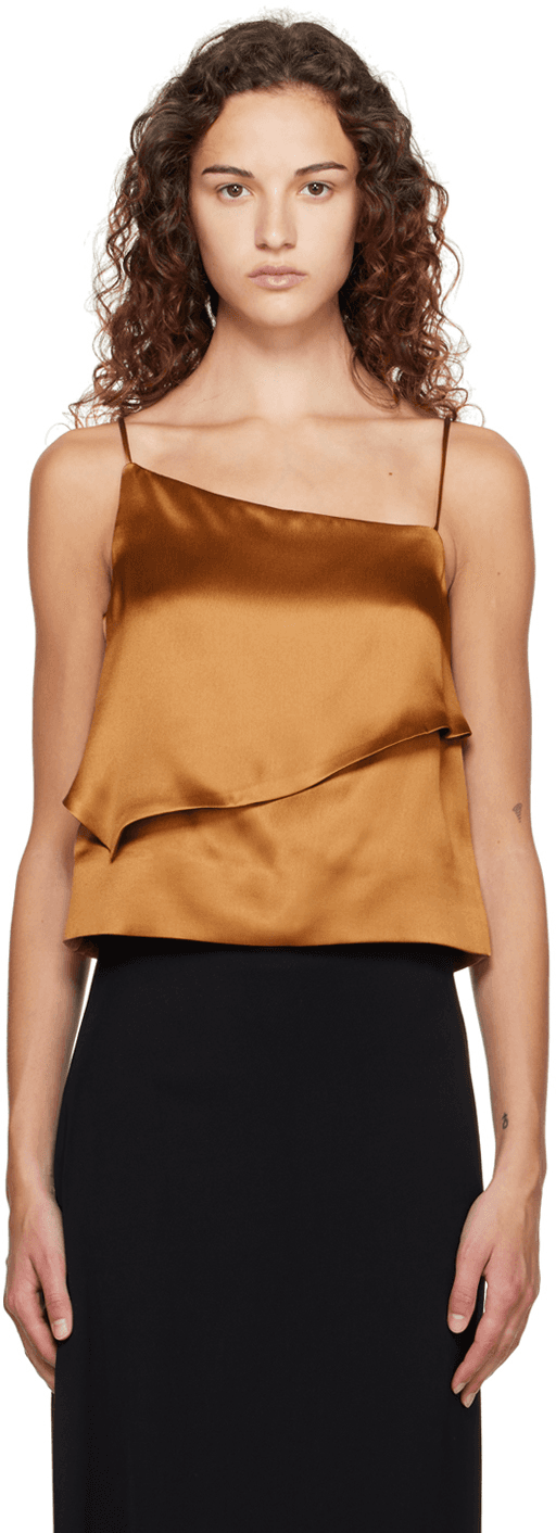 Brown Strike Tank Top - Image 1