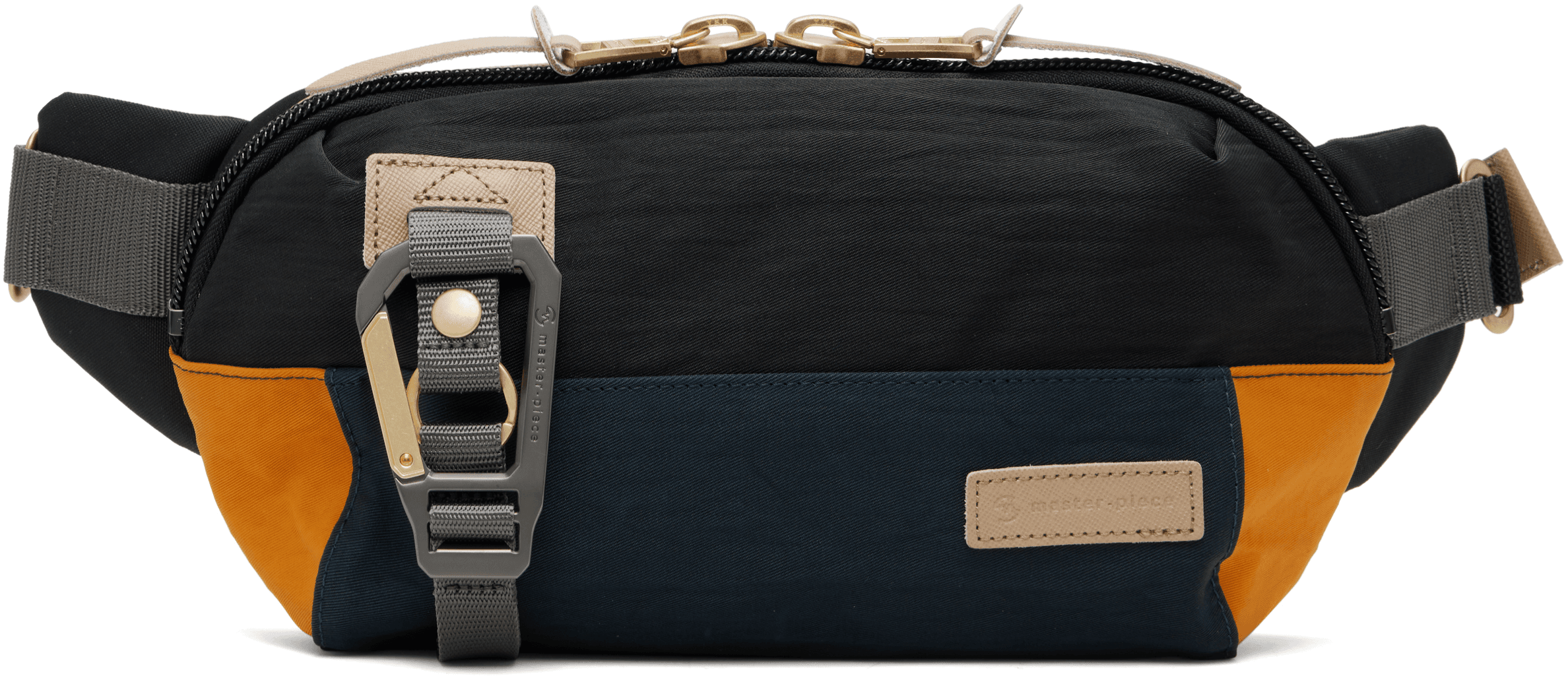 Black Link Waist Belt Bag - Image 1