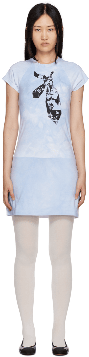 Blue Edith Minidress - Image 1