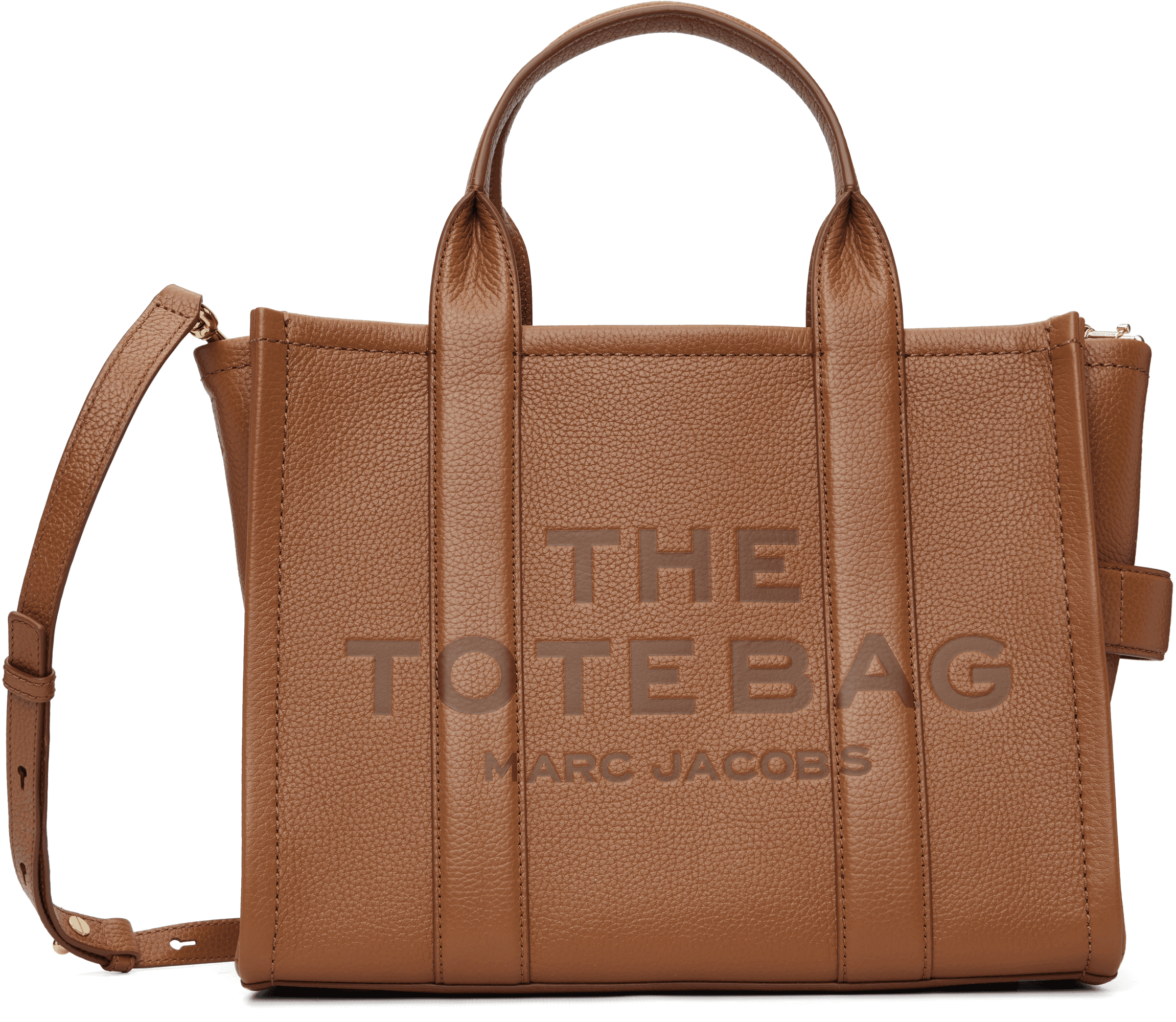 Tan 'The Leather Medium' Tote - Image 1