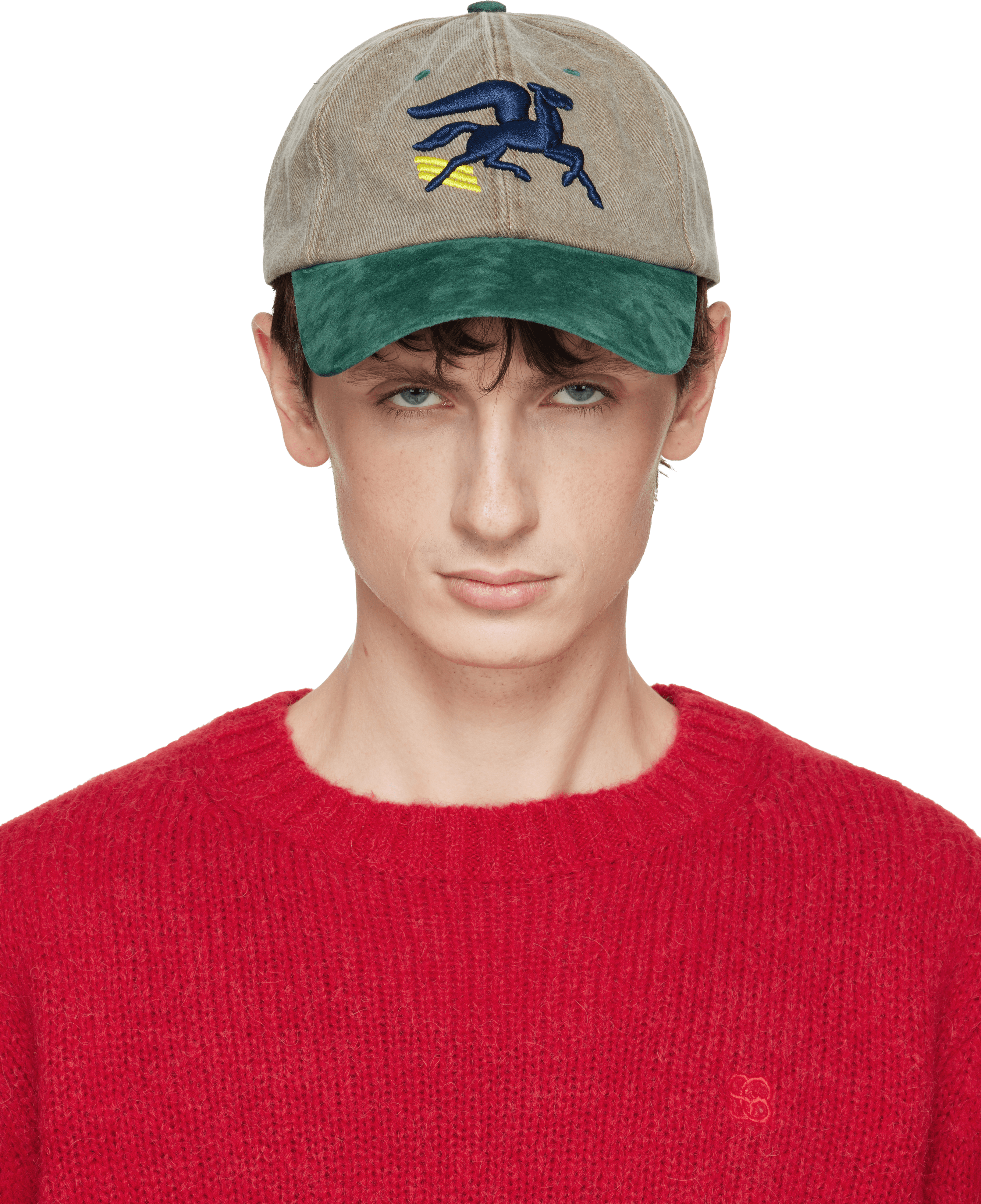 Green & Gray Pegasus Trucker Cap - Image 1