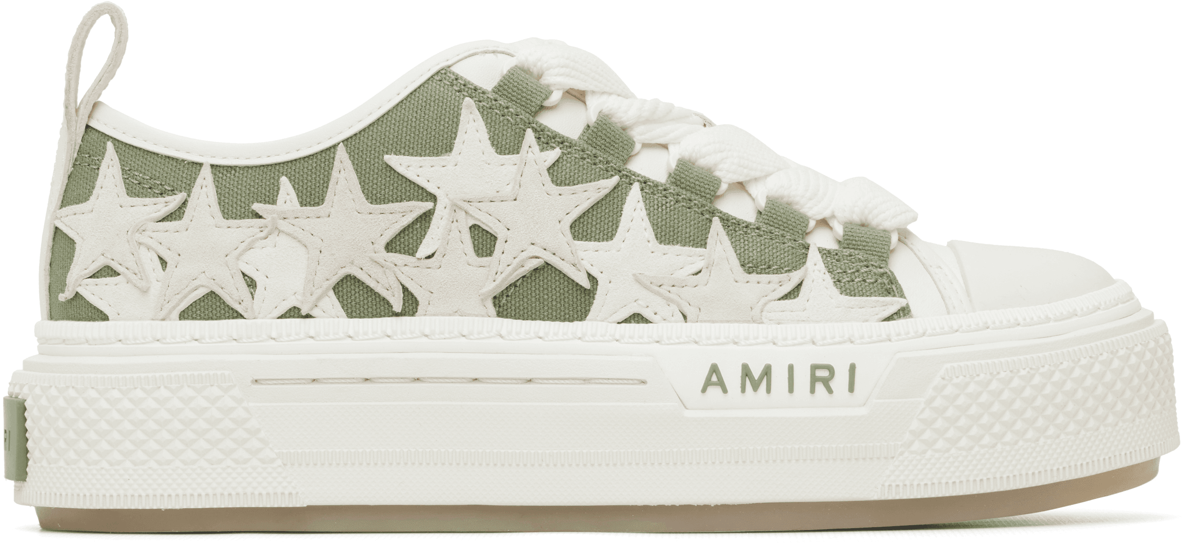 Green Stars Court Low Sneakers - Image 1