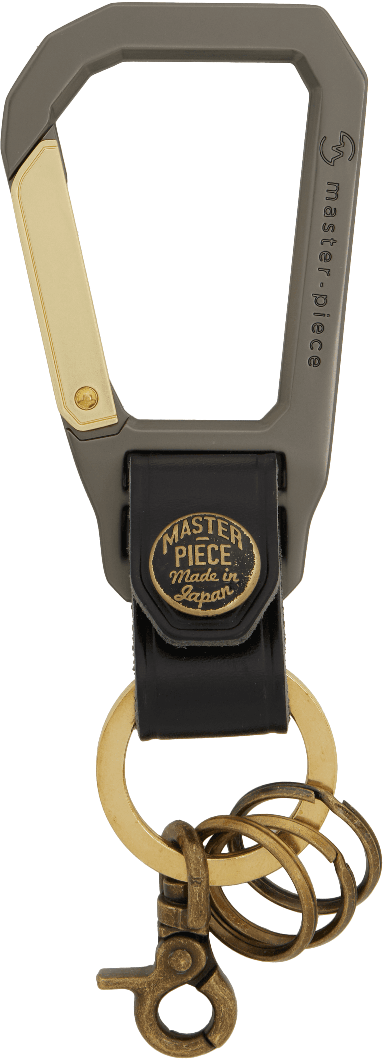 Black Carabiner Keychain - Image 1