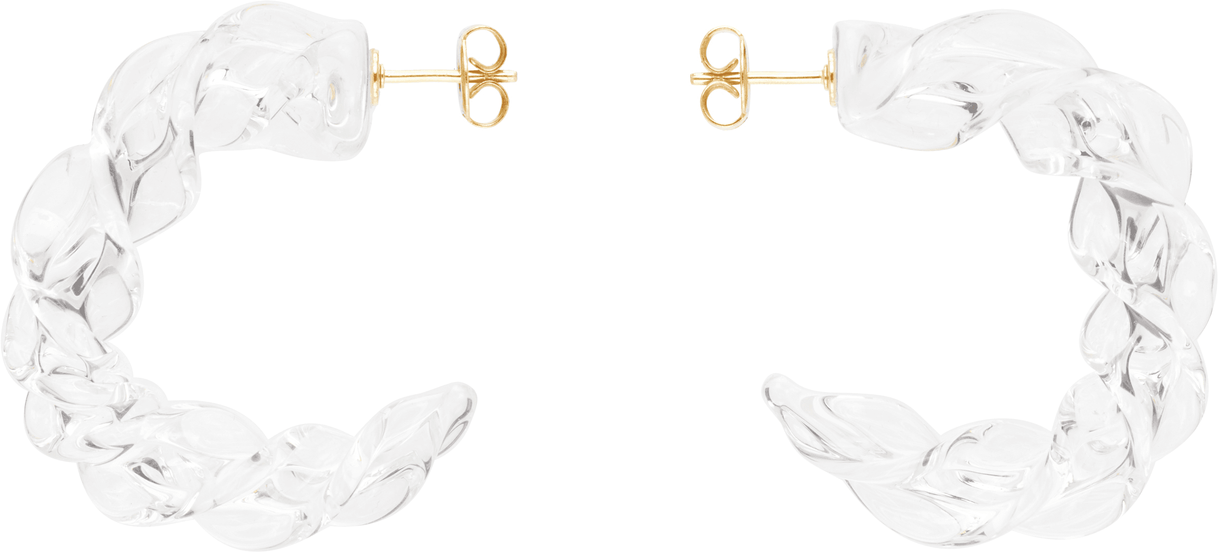 Twist Hoop Earrings - Image 1