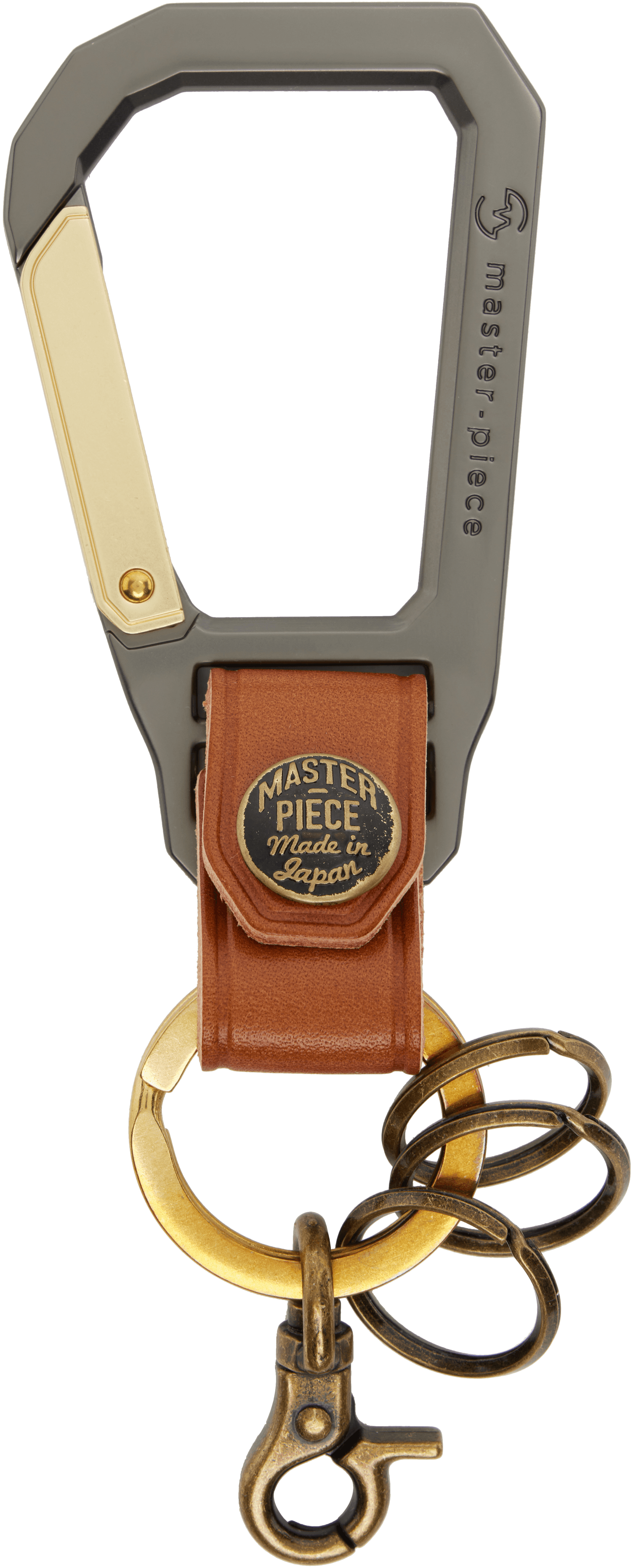 Tan Carabiner Keychain - Image 1