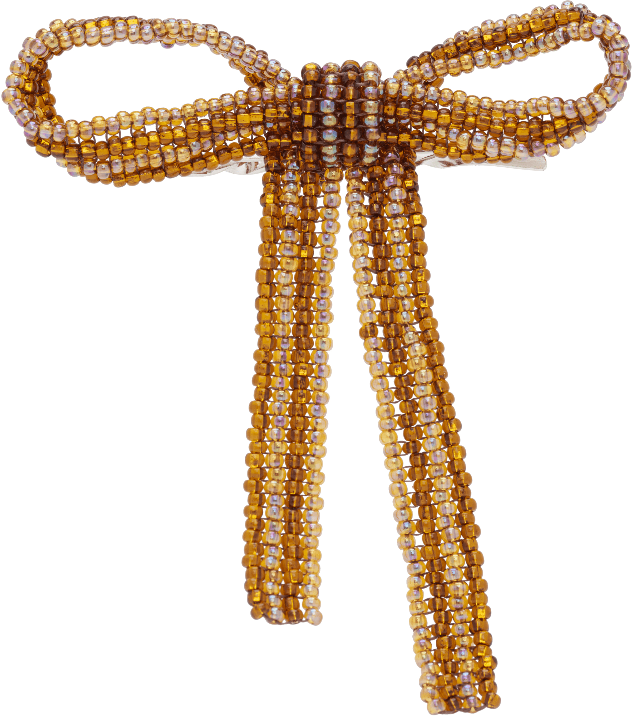 Orange Bow Hair Pin - Image 1