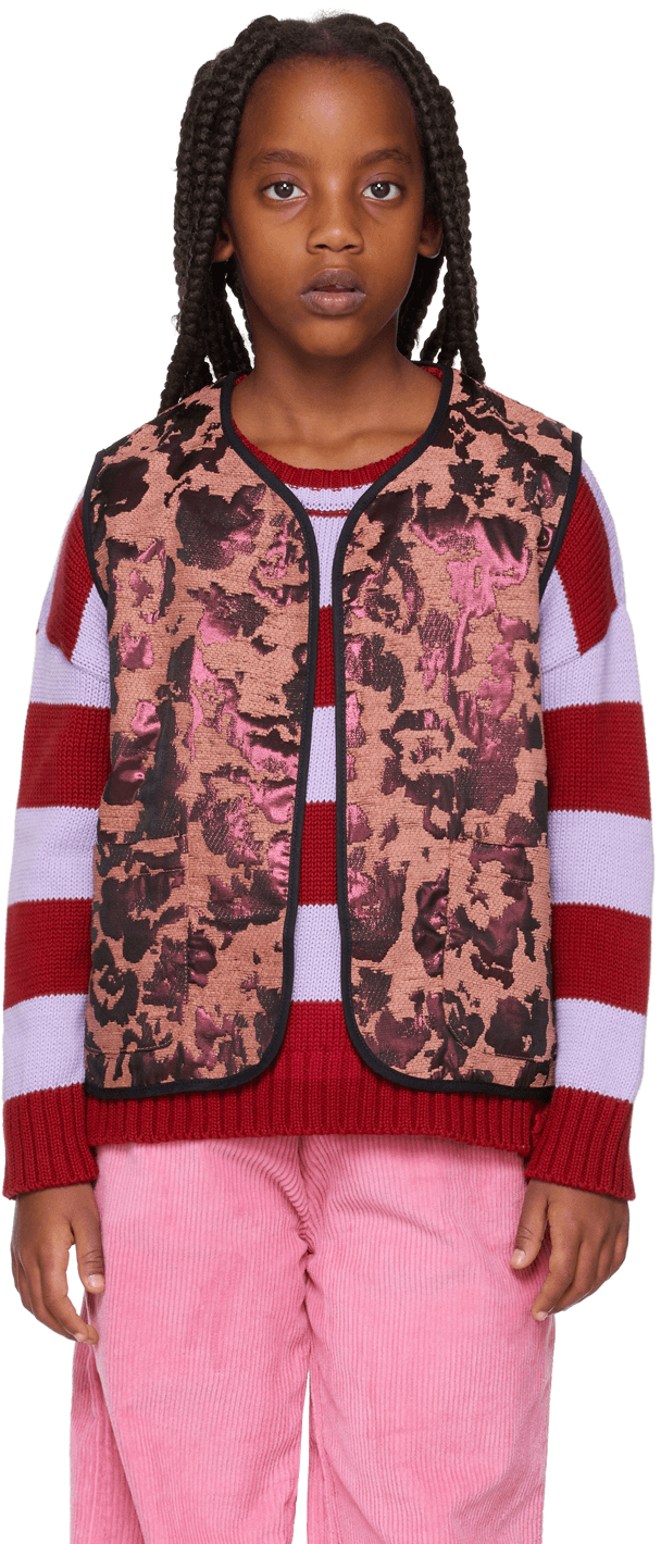 Kids Pink Fancy Nancy Vest - Image 1