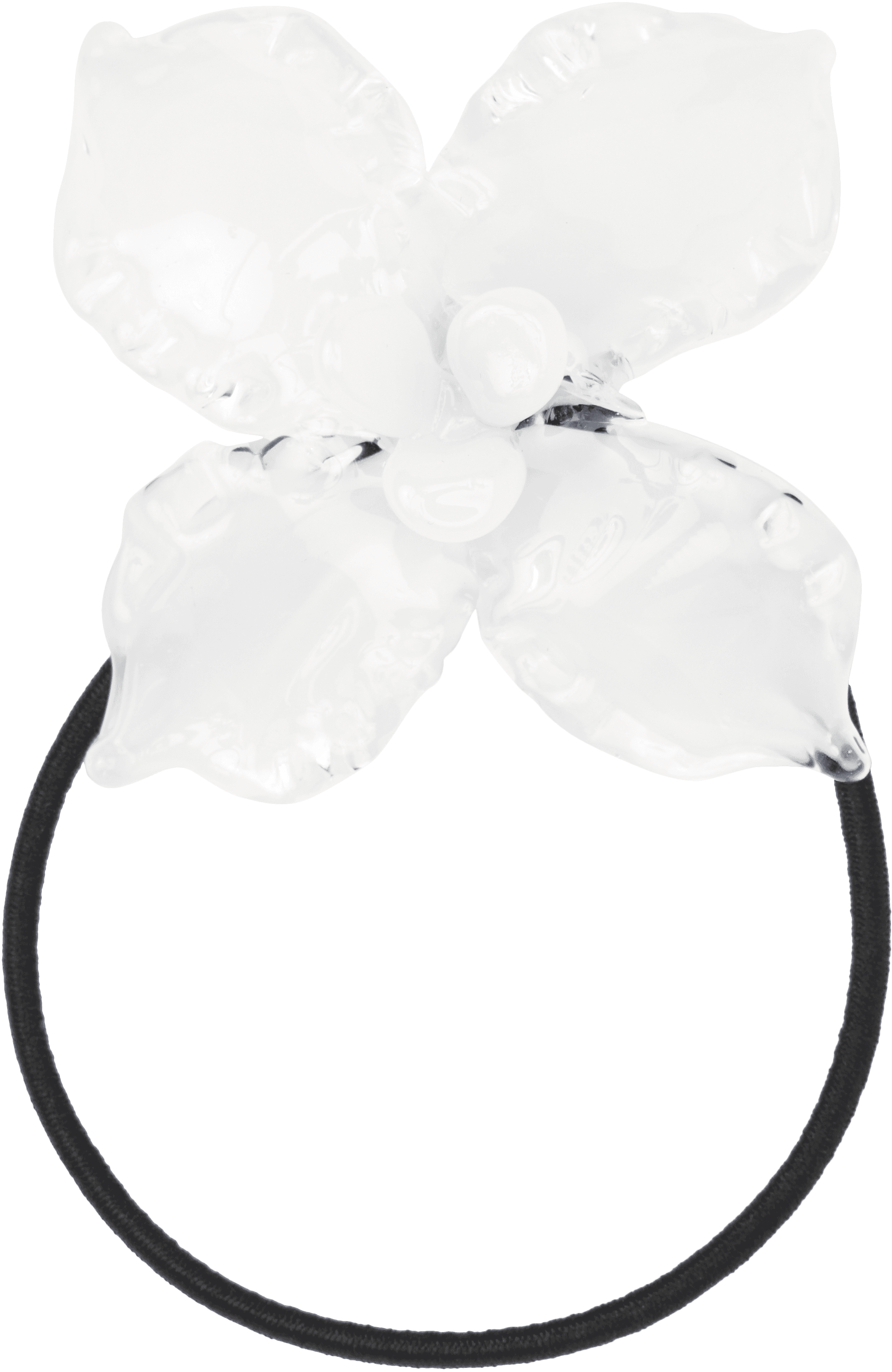 Transparent Fantasy Flower Hair Tie - Image 1
