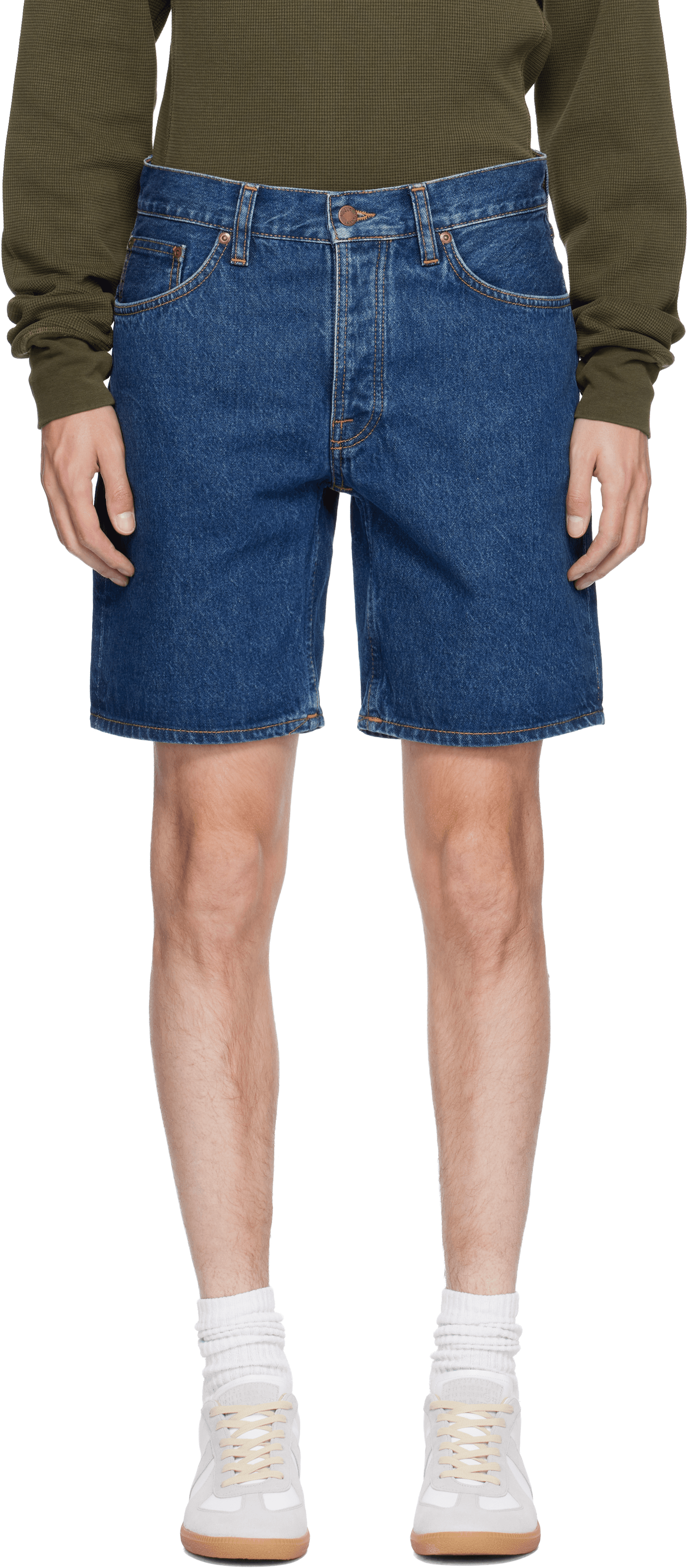 Blue Seth Denim Shorts - Image 1