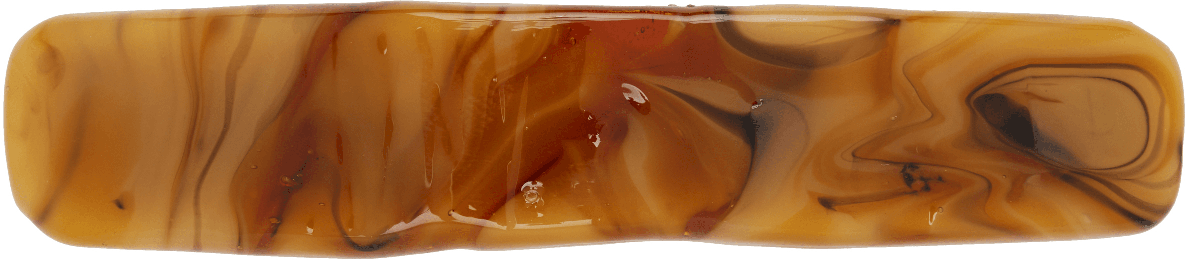 Brown Marble Hair Barrette - Image 1