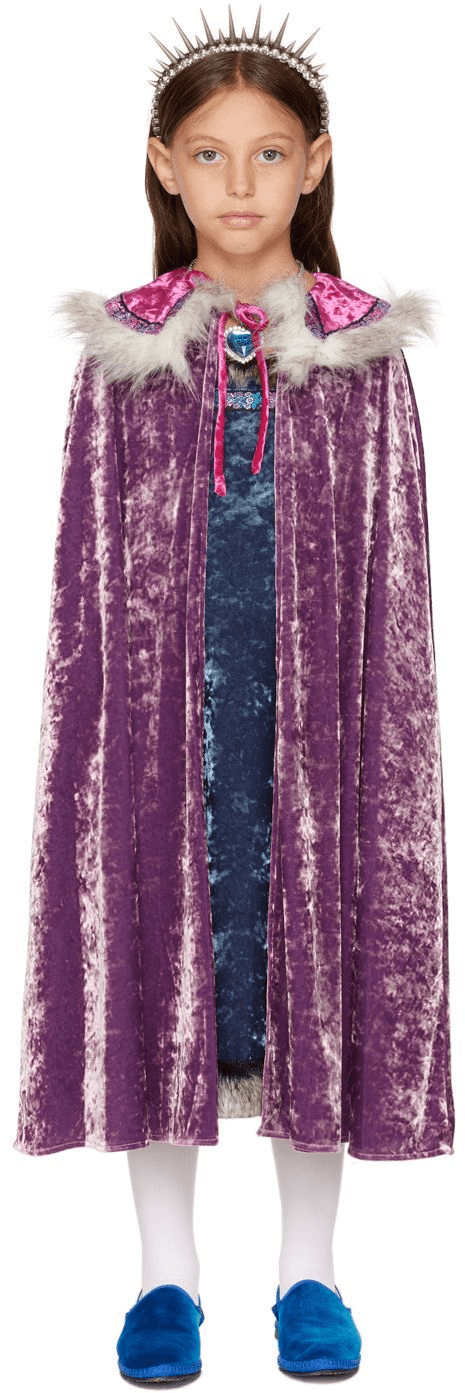 SSENSE Exclusive Kids Purple Prince Halloween Cape - Image 1