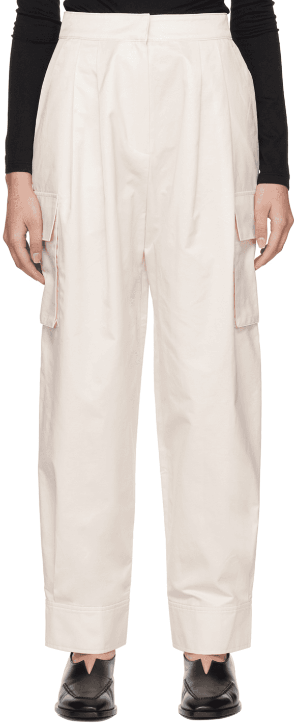 Off-White Cargo Trousers - Image 1